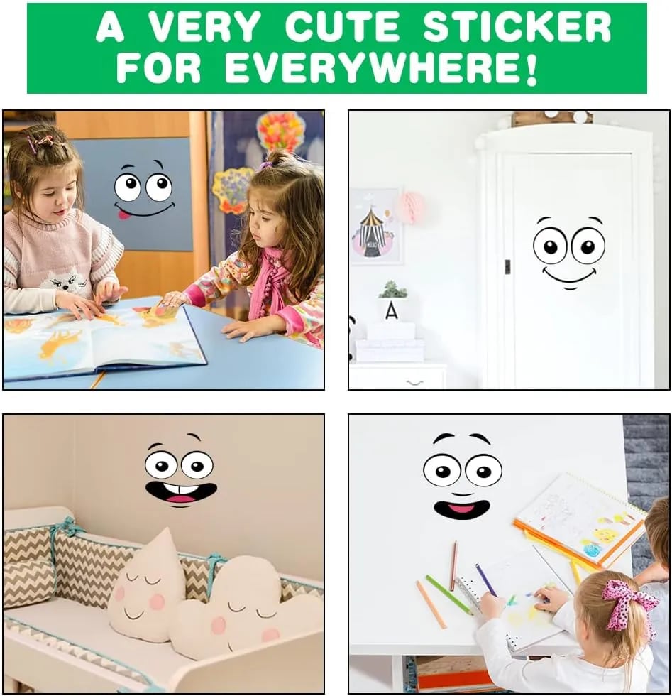 Funny sticker use around the home