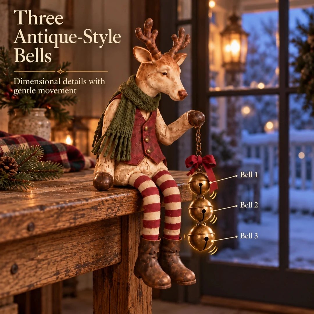 Three Antique Style Hanging Bells