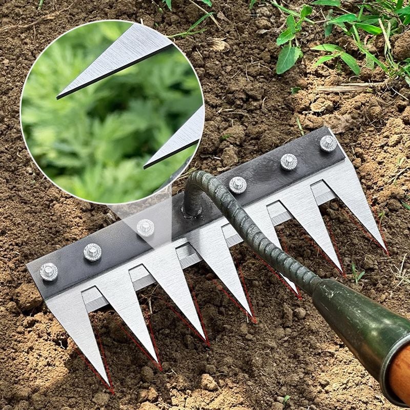Durable Carbon Steel Garden Rake
