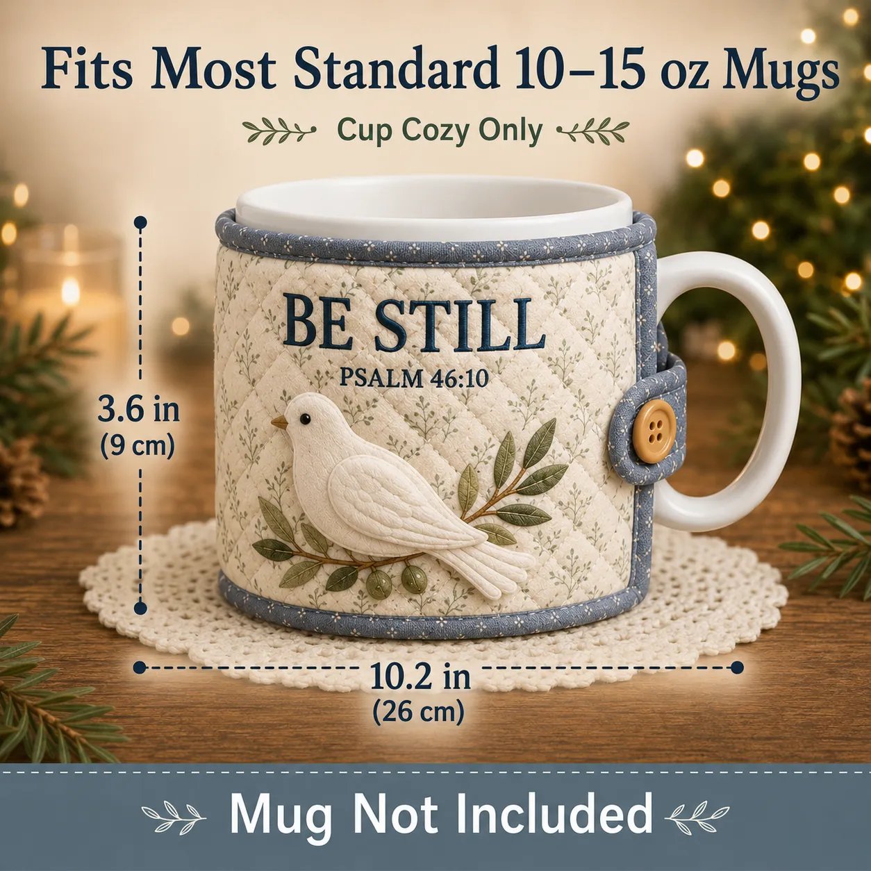 Faith mug cozy size and fit