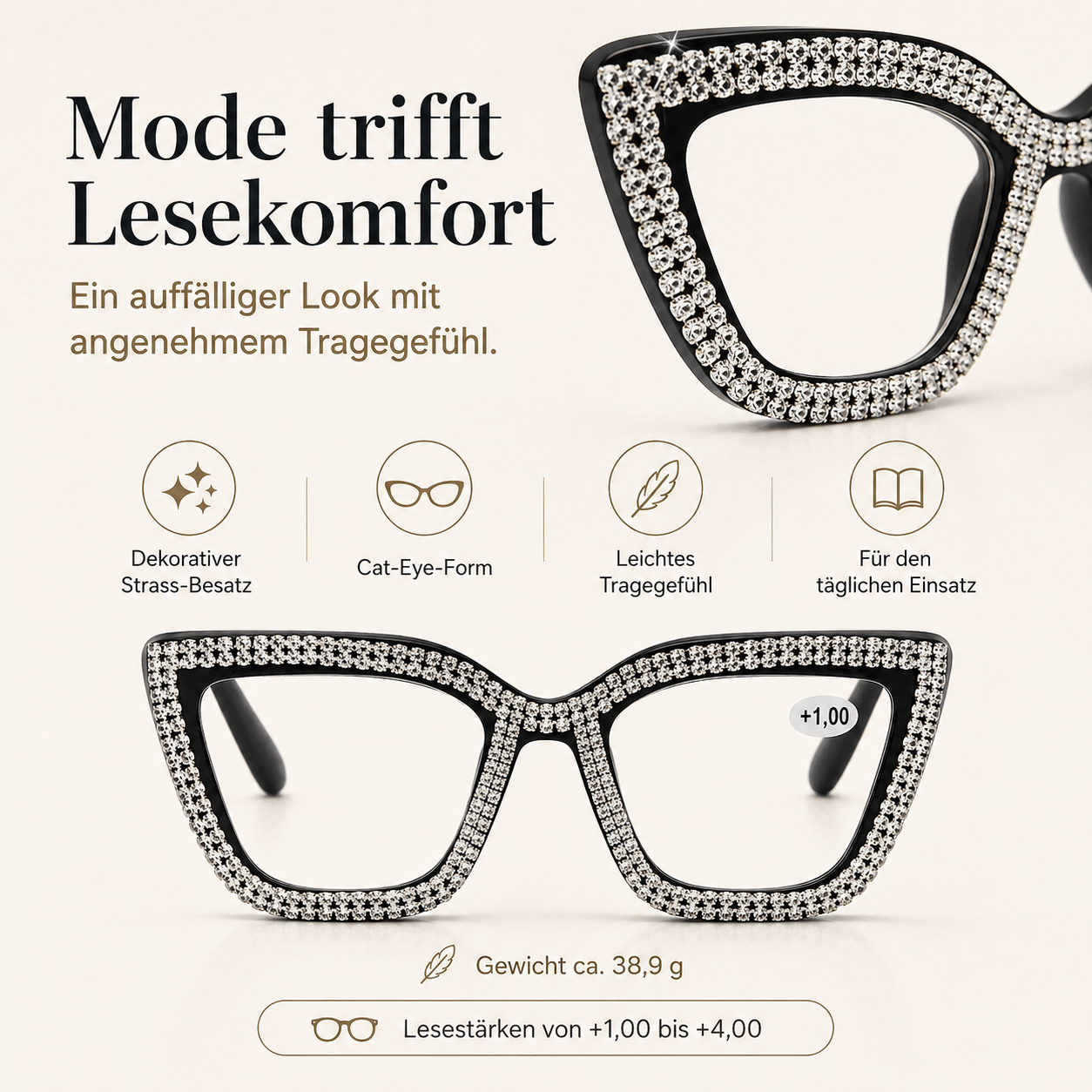 Reading glasses for screens
