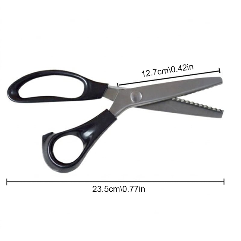 Zig zag scissors dimensions