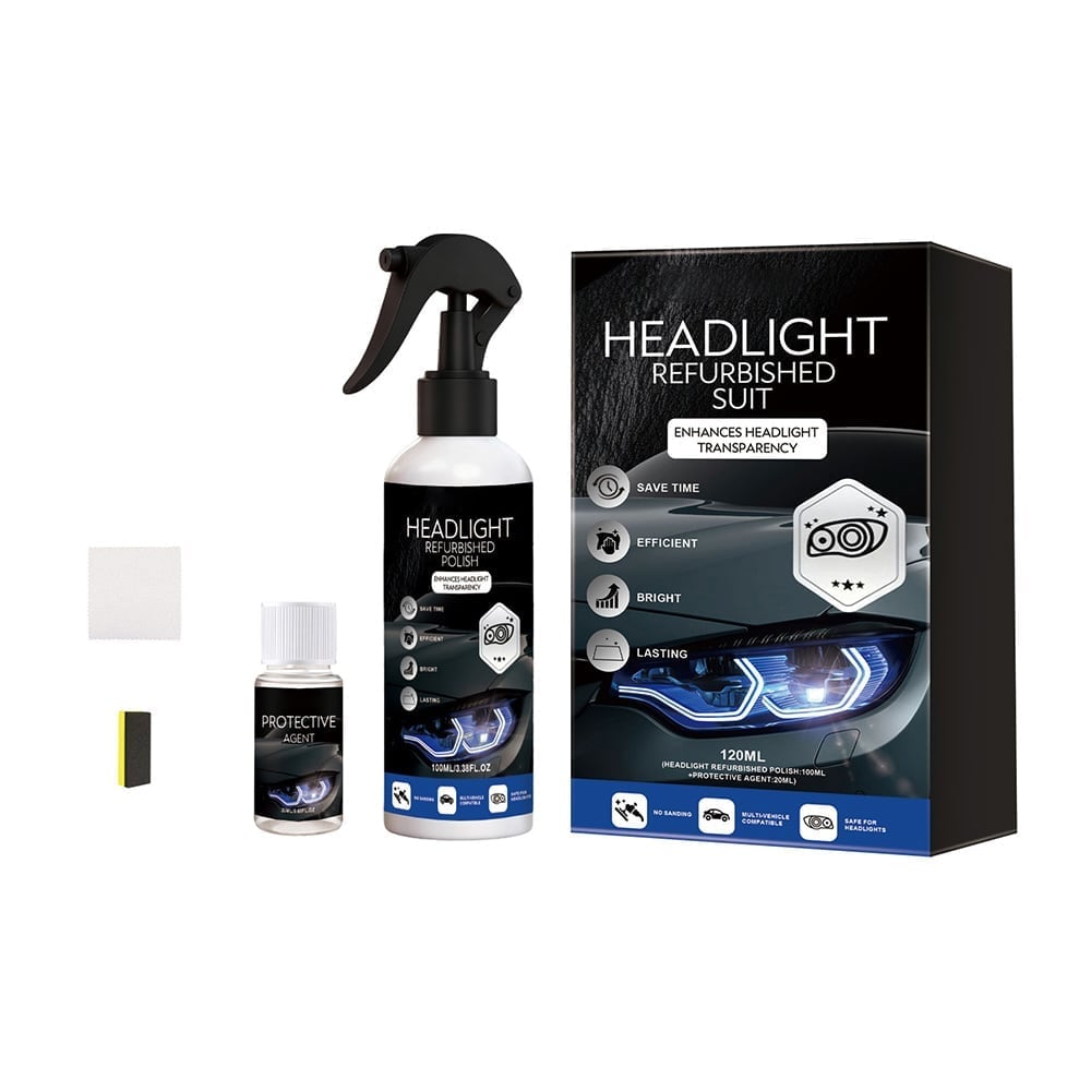 Automotive Headlamp Restoration Fluid - 1 set