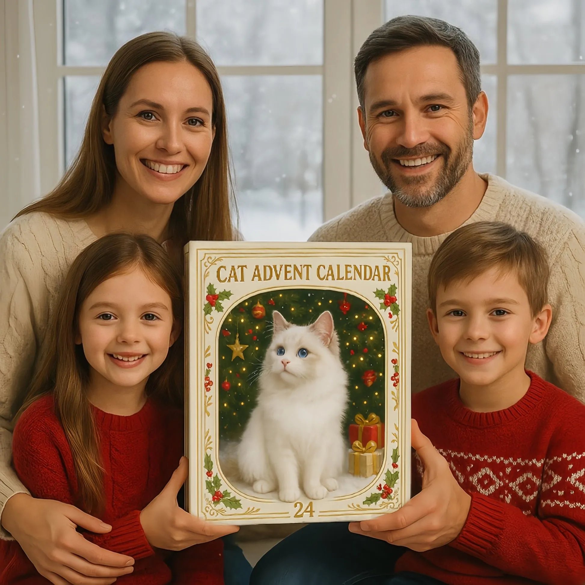 Cat Lovers Advent Calendar Christmas gift for cat owners and collectors