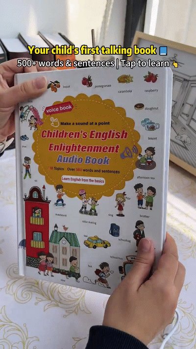 Touch and listen educational book for kids