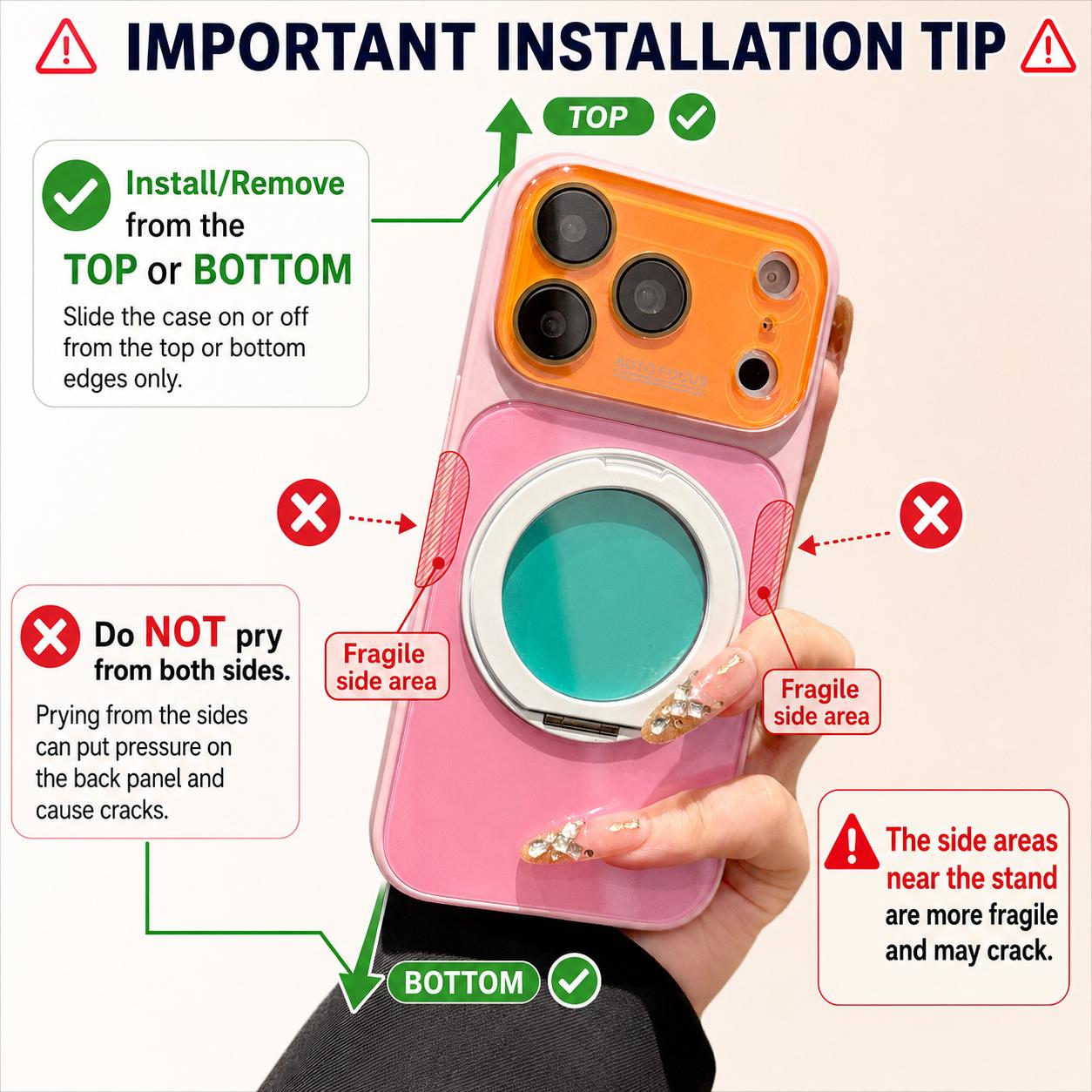 Dopamine Colors Magnetic Case for iPhone 17 16 15 14 Pro Max, with 360° Rotating Ring Stand, Colorblock Glossy Shockproof Cover with Full Camera Protection, Wireless Charging Compatible with MagSafe, Best Gift for Women Girls Dopamine Colors Magnetic Case for iPhone 17 16 15 14 Pro Max, with 360° Rotating Ring Stand, Colorblock Glossy Shockproof Cover with Full Camera Protection, Wireless Charging Compatible with MagSafe, Best Gift for Women Girls