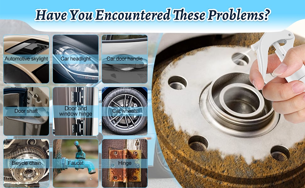 Rust Remover Iron Cleaning, Iron Powder Remover for Car
