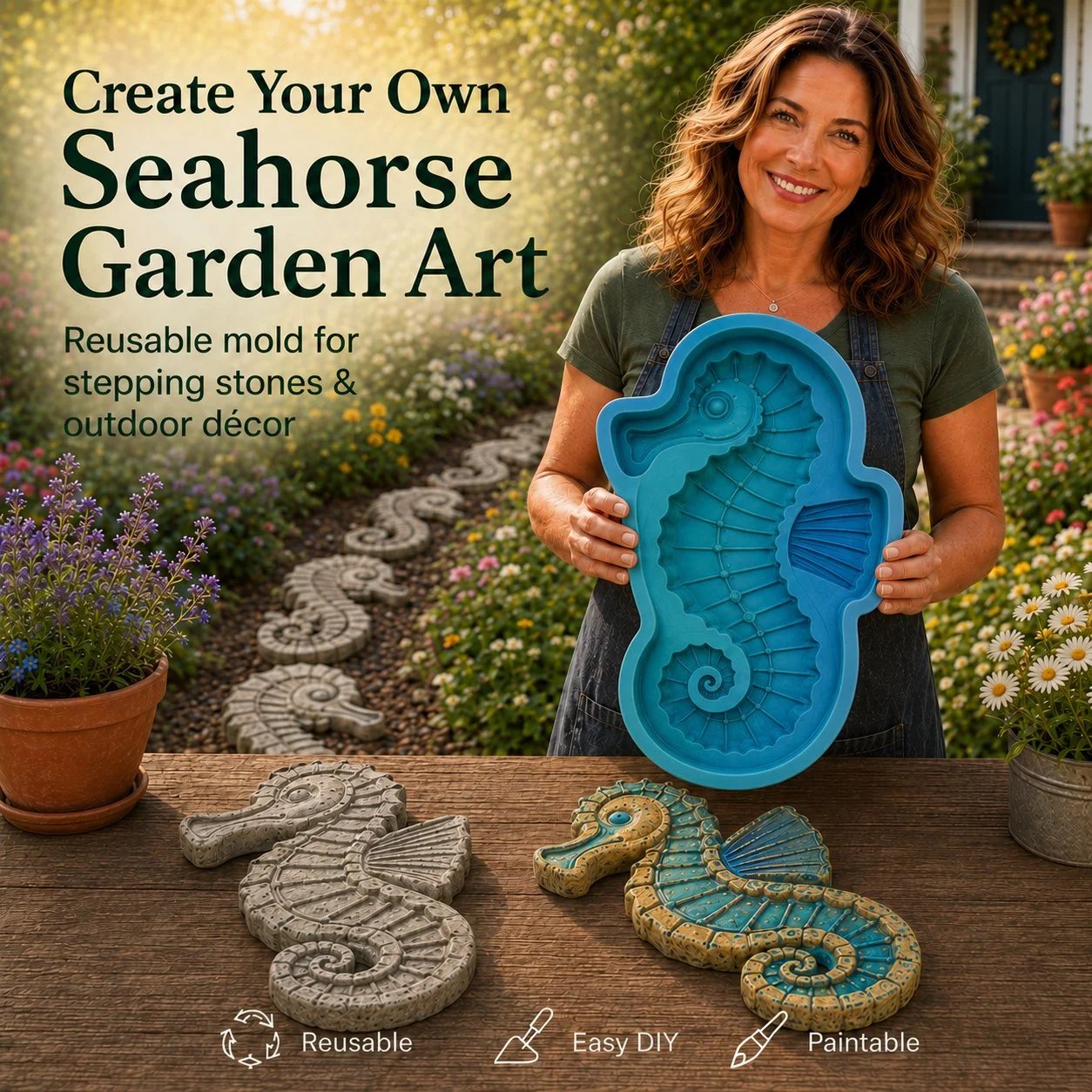 Ocean garden mold DIY project Ocean garden mold DIY project