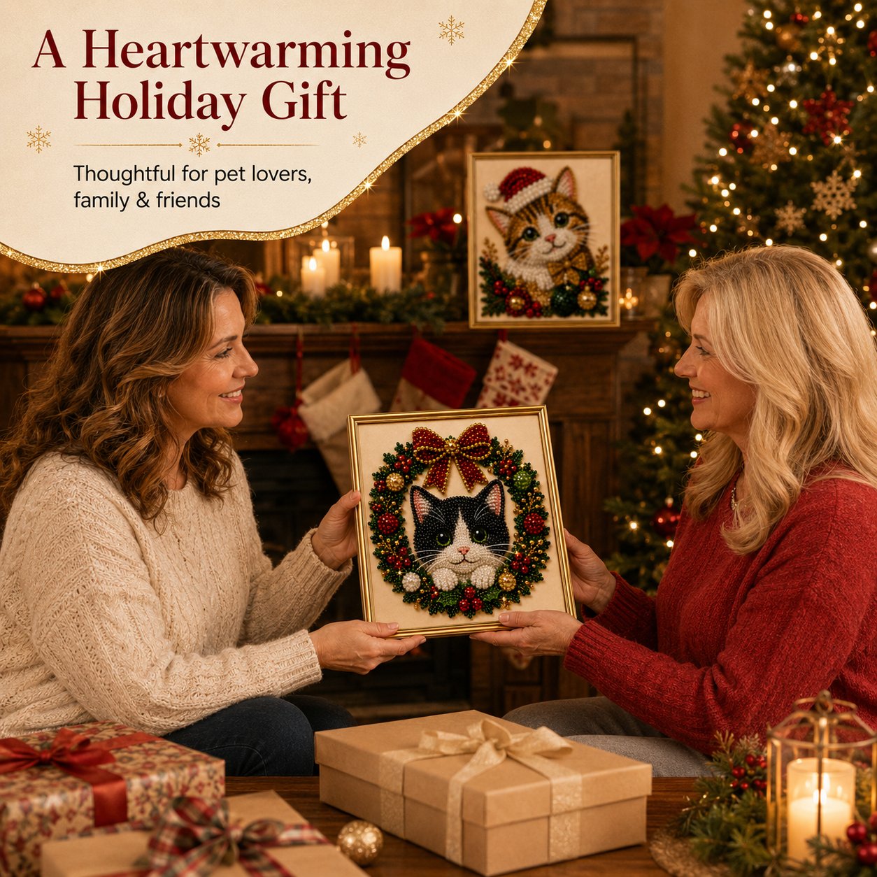 Wreath cat premium layout option