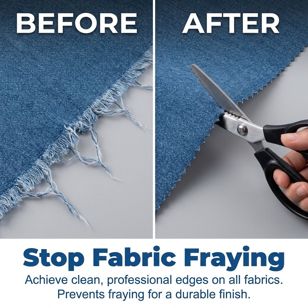 Creative fabric and craft projects using zig zag scissors