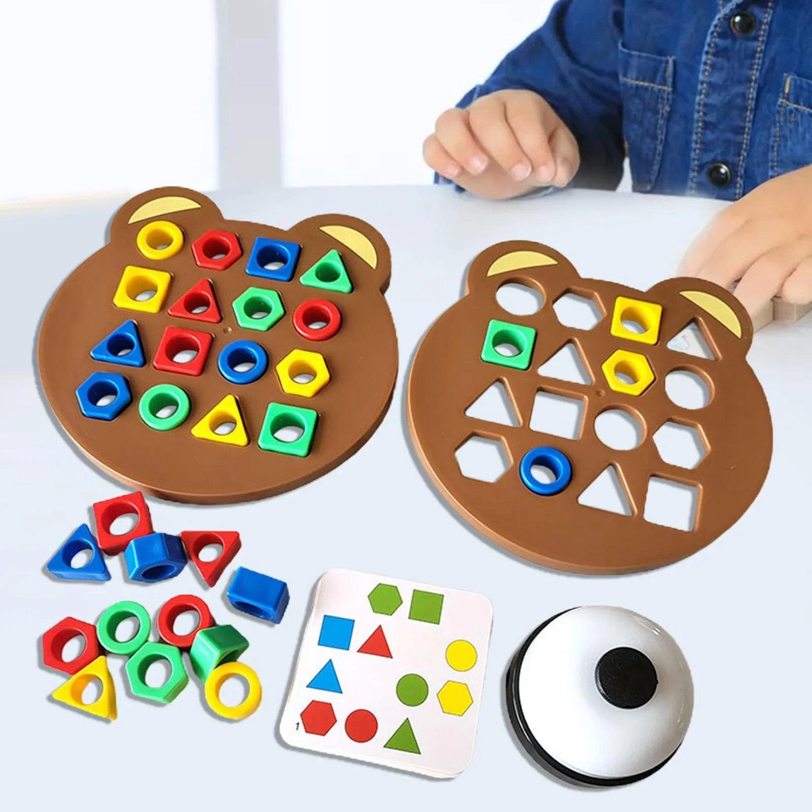 Shape Matching Game Color Sensory Educational Toy for Toddlers Boy Birthday Gift - Picture 8 of 10 Shape Matching Game Color Sensory Educational Toy for Toddlers Boy Birthday Gift - Picture 8 of 10