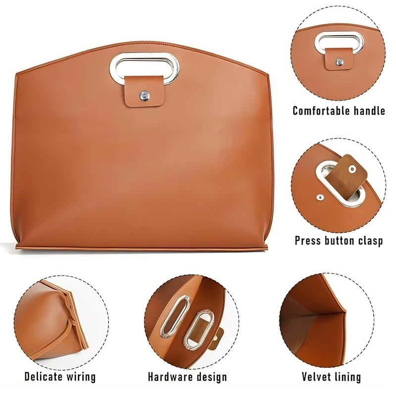 Oceantree 2PCS Laptop Bag for Women Handbag, Waterproof Leather 14-16In for Laptops and iPad Cases Macbook Cases, Work Tote Bag Briefcase Laptop purse