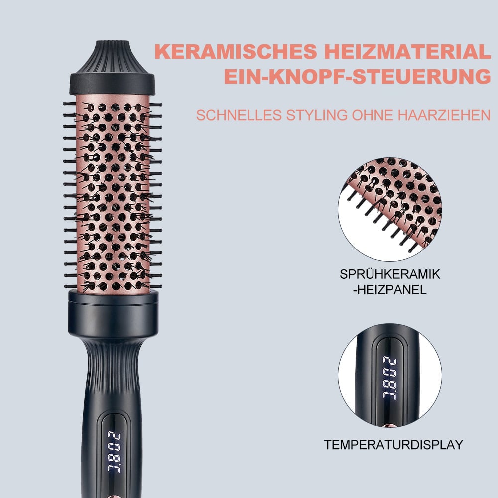 LCD-Locken- und Glätteisen mit doppeltem Verwendungszweck
