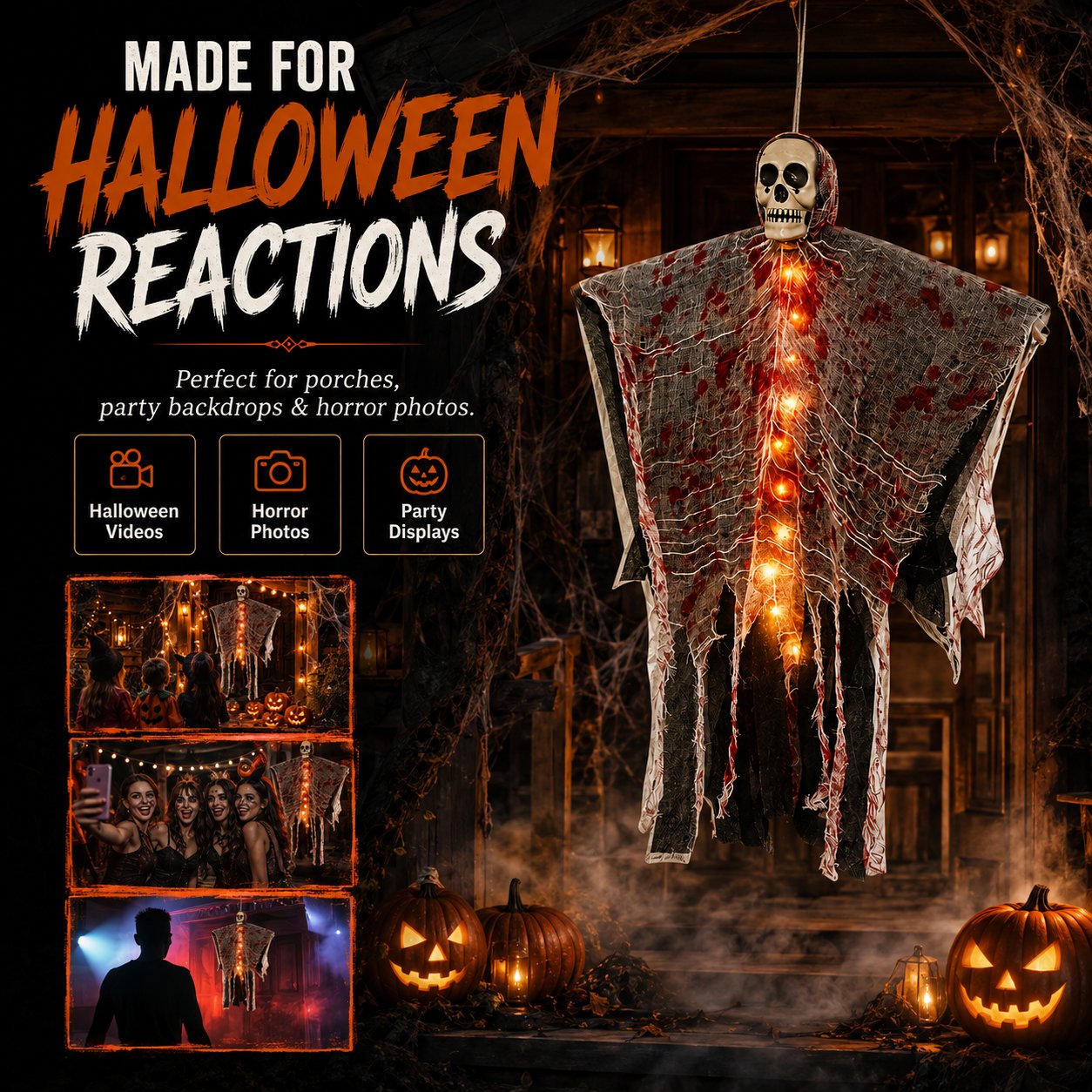 Halloween party ghost decoration