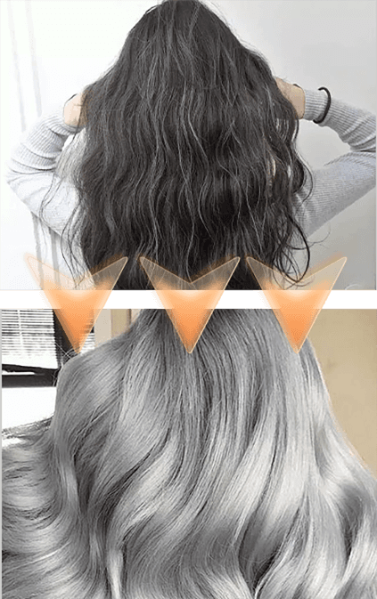 2-in-1 Natural Essence Extract Silver Hair Dye – detroitrain 2-in-1 Natural Essence Extract Silver Hair Dye – detroitrain