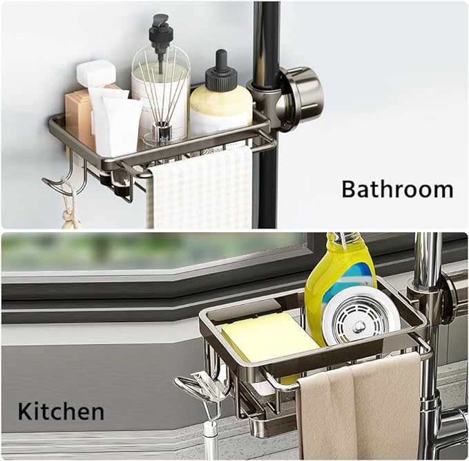 bathroom faucet organizer