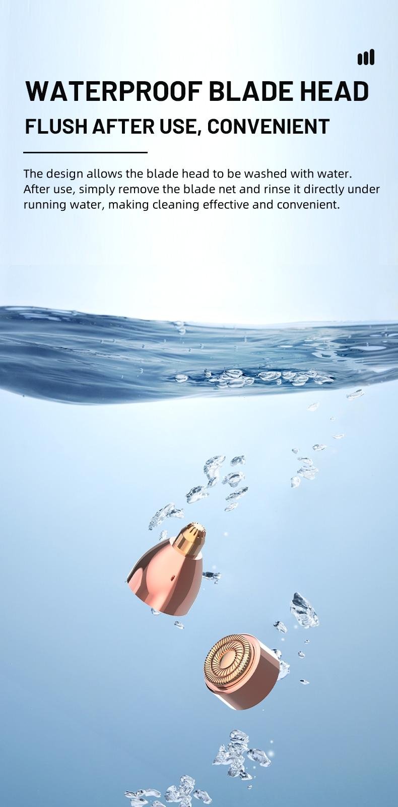 Compact facial trimmer design