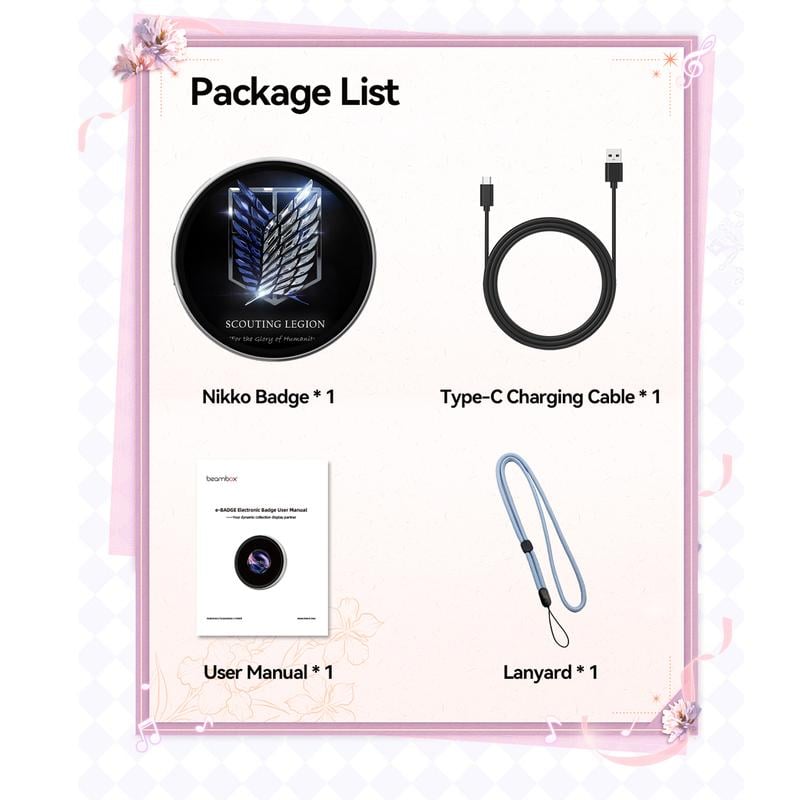 Digital badge accessories and wearing options