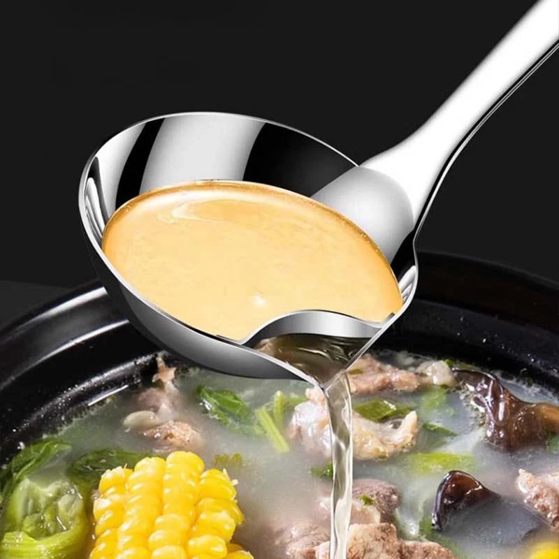Stainless Steel Oil & Soup Separator Ladle detail
