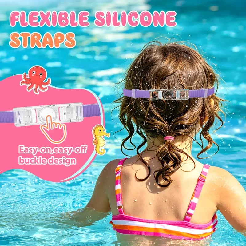 Easy adjust swim goggles