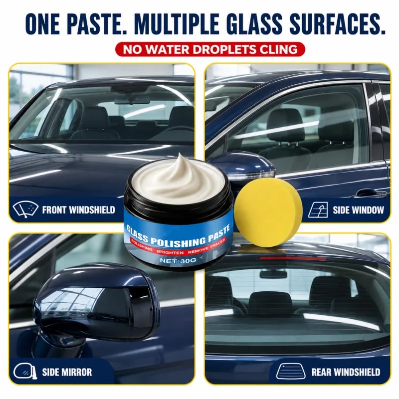 Car glass cleaner multi-surface applications