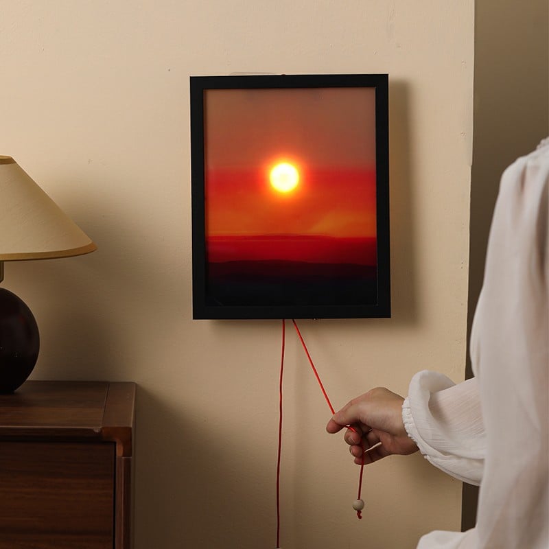 Dynamic sunlight wall light used in interior space