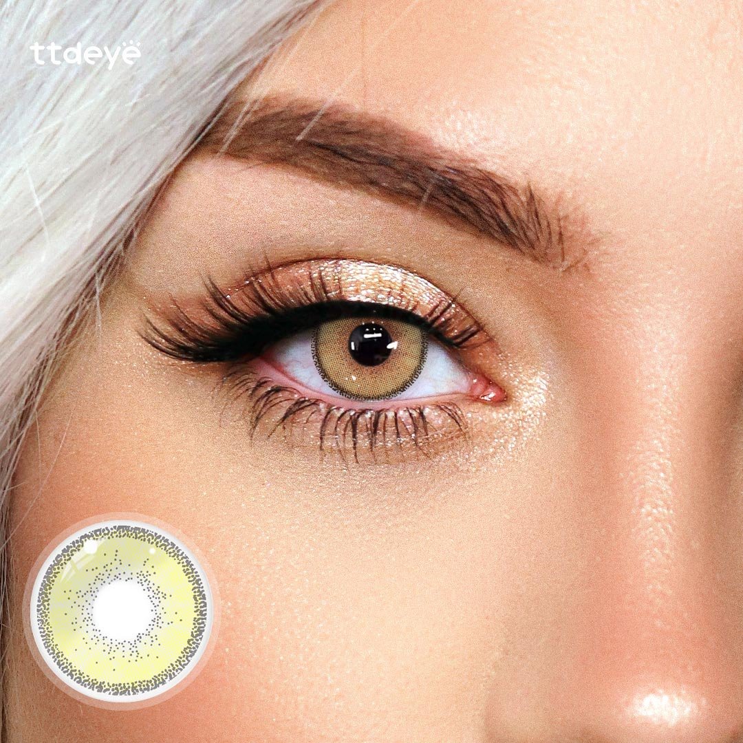 Order Edge Yellow-Green Colored Contact Lenses Online