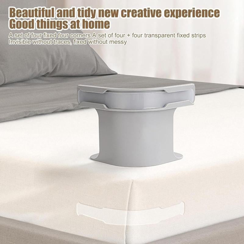 Product Introduction of Bed Sheet Grippers, 4 Counts/set Non-slip Sheet Holders, Durable Bedding Accessories for Fitted Sheets, Mattress Pads, and Waterproof Covers 8 Product Introduction of Bed Sheet Grippers, 4 Counts/set Non-slip Sheet Holders, Durable Bedding Accessories for Fitted Sheets, Mattress Pads, and Waterproof Covers 8