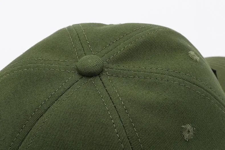 Stitched crown construction detail