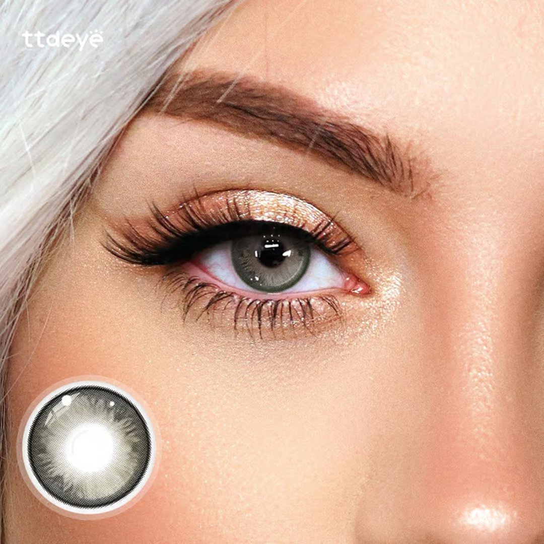 TTDeye Sweet Muse Grey Colored Contact Lenses