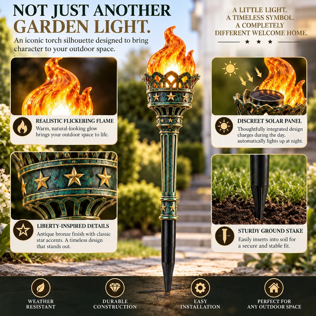 NOT JUST ANOTHER GARDEN LIGHT.