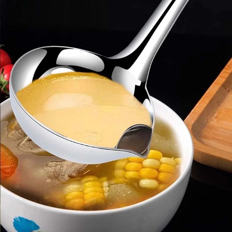 Stainless Steel Oil & Soup Separator Ladle detail