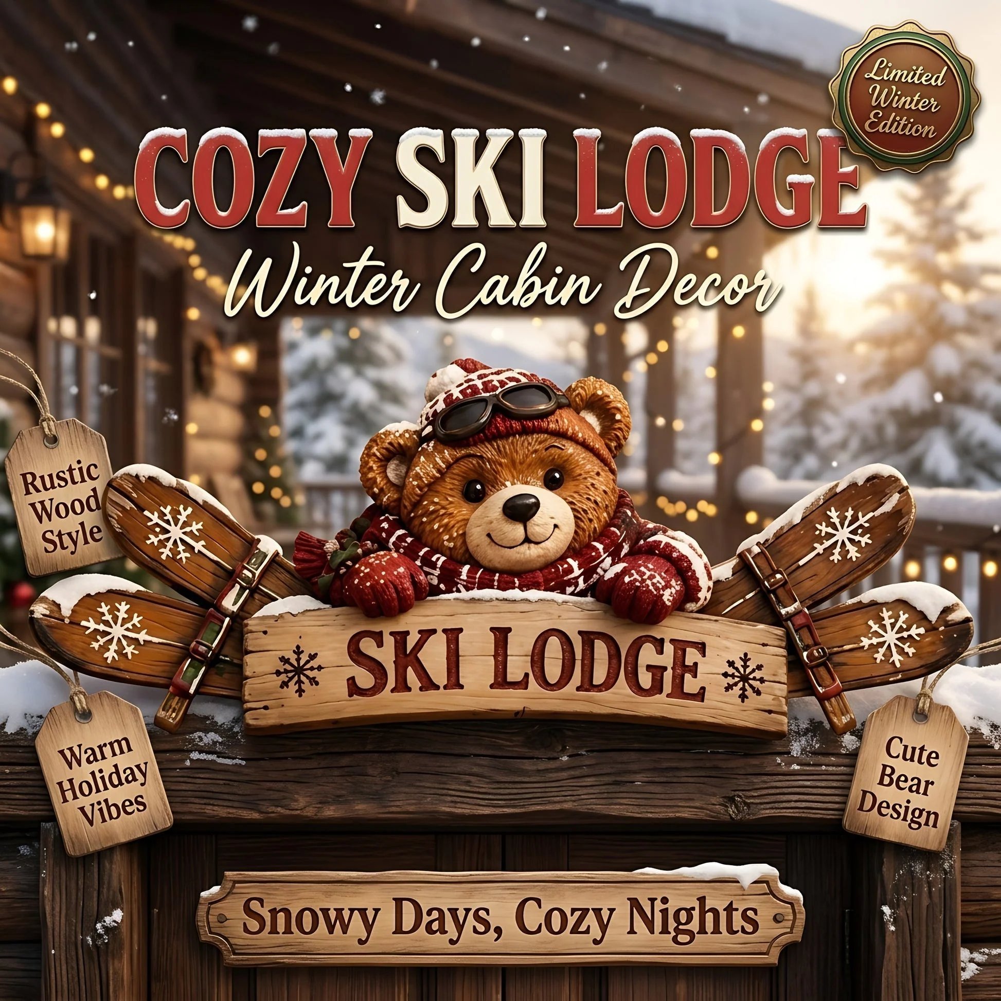 🧸 Bear · Ski Lodge