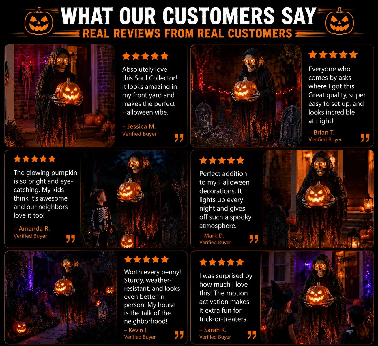 Soul Collector Pumpkin Edition Halloween decoration