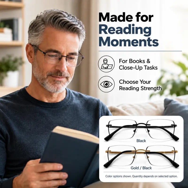 Reading with progressive multifocal eyeglasses