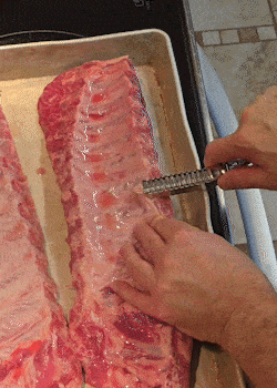 Effortless Rib Membrane Removal