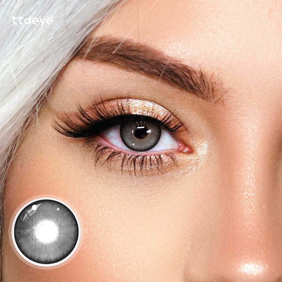 TTDeye Quasar Grey Enlarge Colored Contact Lenses
