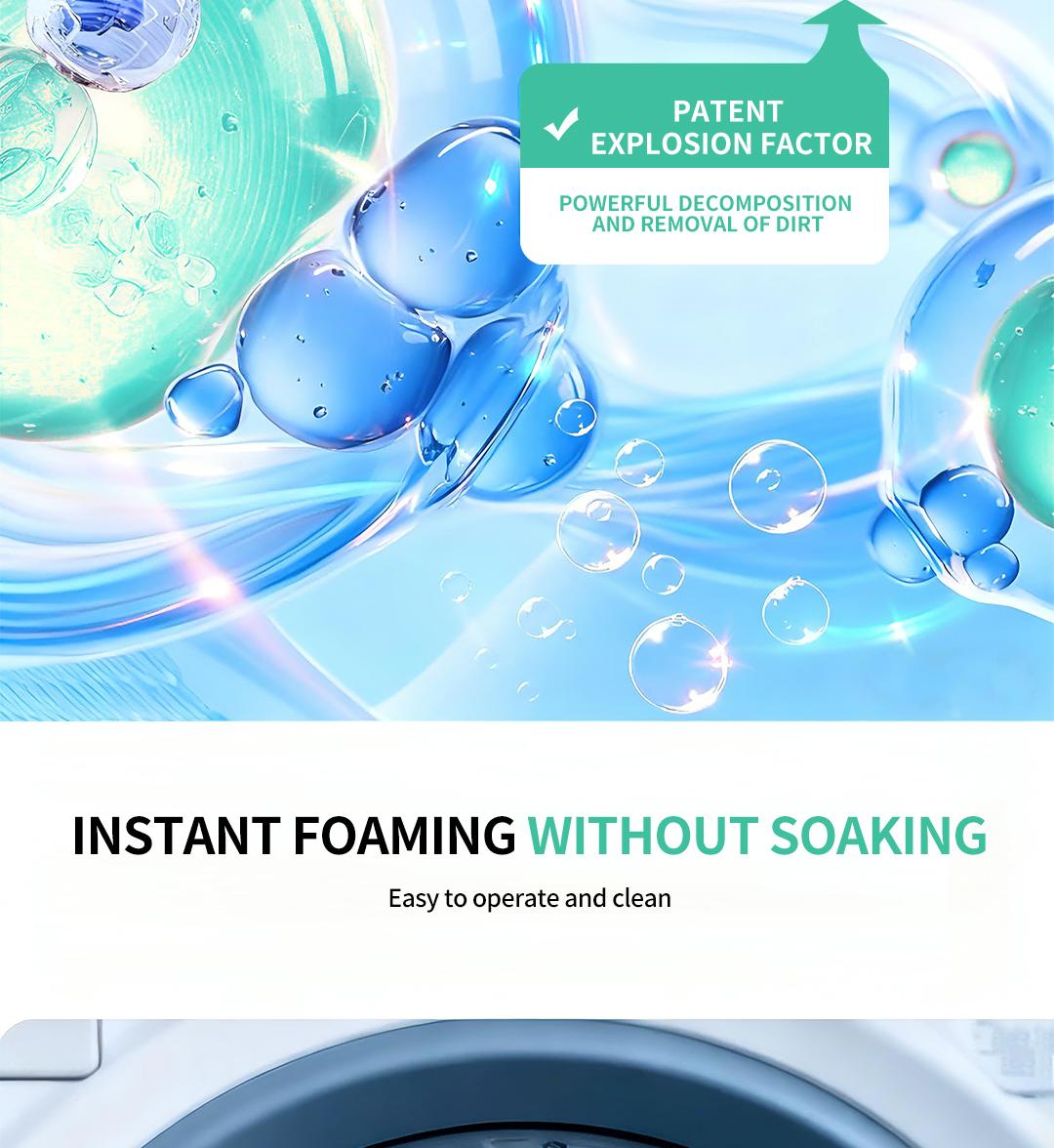 SOPAMI Eco-Friendly Washing Machine Cleaner Fights Pet Odors & Hair Build-Up for Fresh Clean Machines SOPAMI Eco-Friendly Washing Machine Cleaner Fights Pet Odors & Hair Build-Up for Fresh Clean Machines