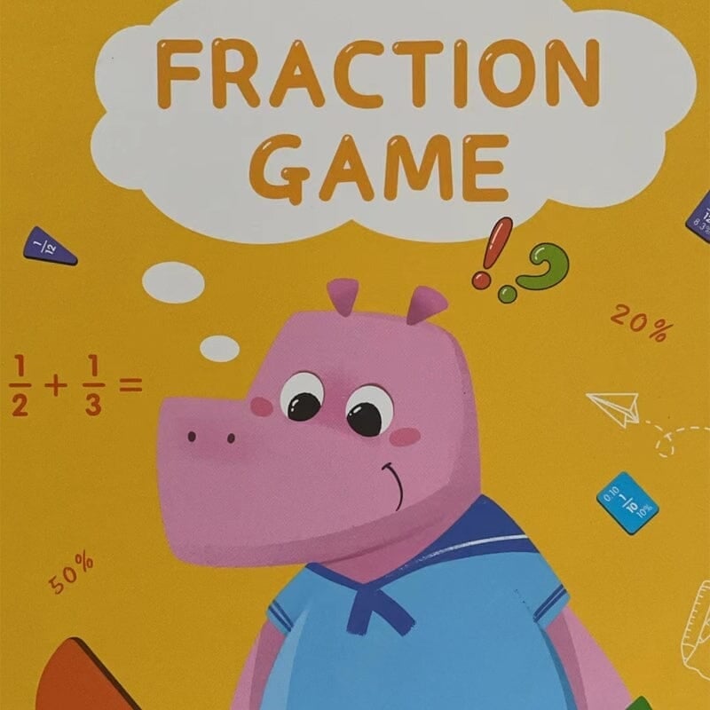 Montessori Magnetic Book Fraction Puzzle