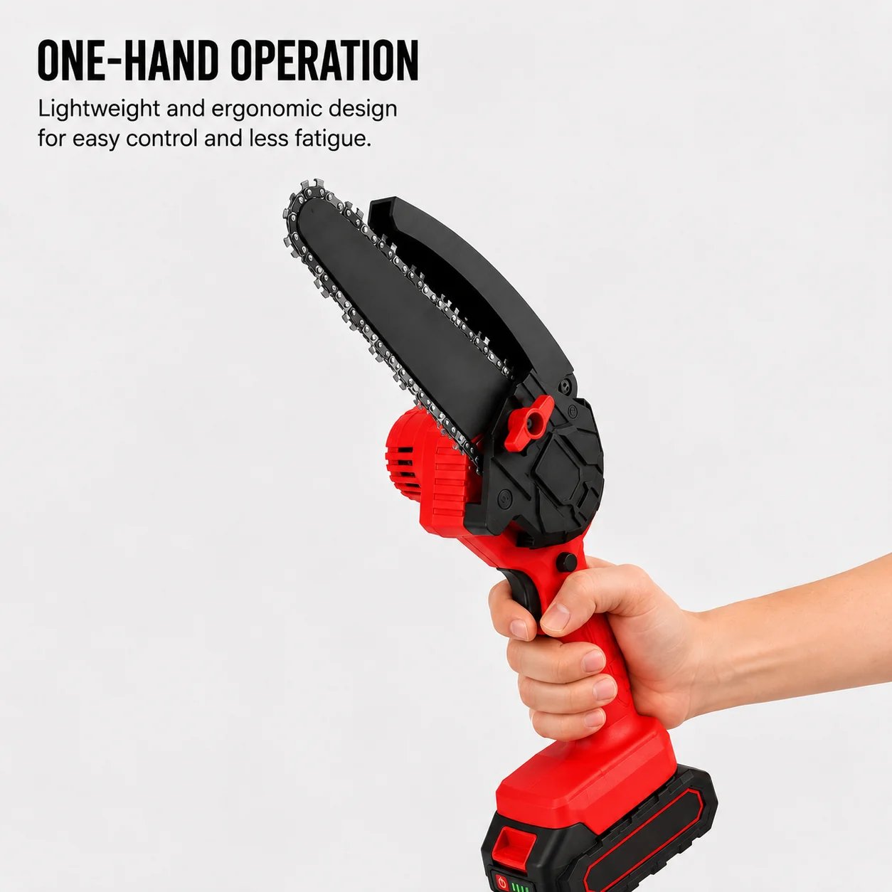 One hand cordless mini chainsaw