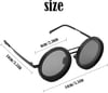 Adjustable Tint Polarized Round Sunglasses | ND9 Stepless 1-9 Gears Adjustable Tint Polarized Round Sunglasses | ND9 Stepless 1-9 Gears