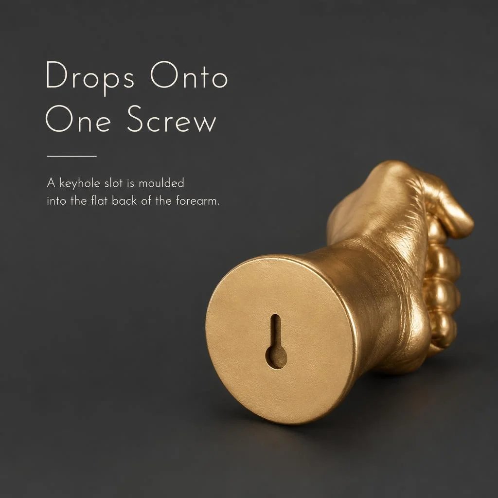 Single Screw Wall Mount