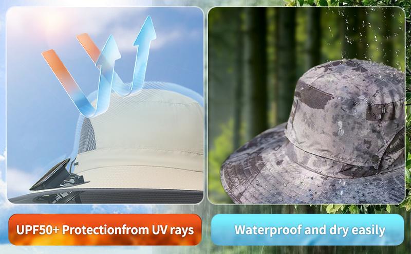 Product Introduction of 2025 New Solar Fan Outdoor Fishing Hat-Solar Sun Protection Sun Hat with Fan Solar Fan Hat Dual Power Supply Fan Outdoor Fan 4