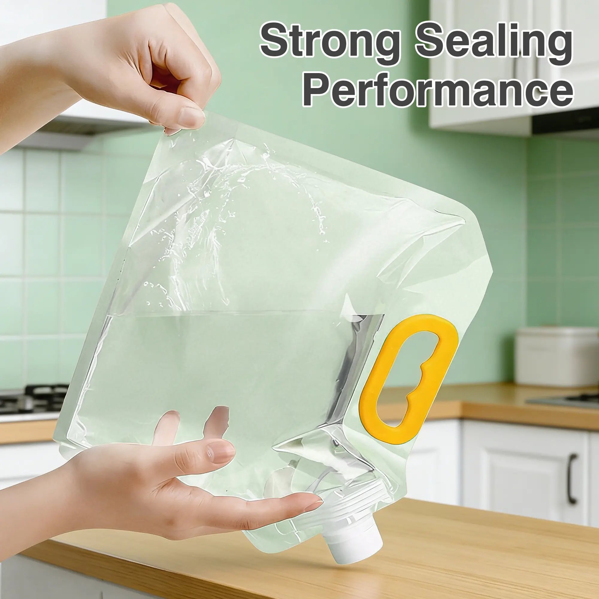 Strong sealing performance reusable food bag