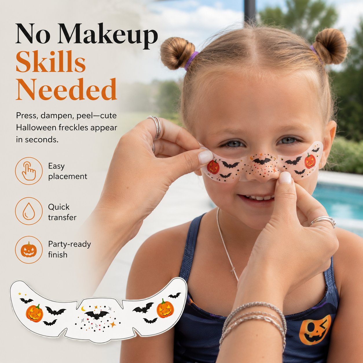 Temporary Freckle Face Tattoos – 6 Themed Styles – product visual 4