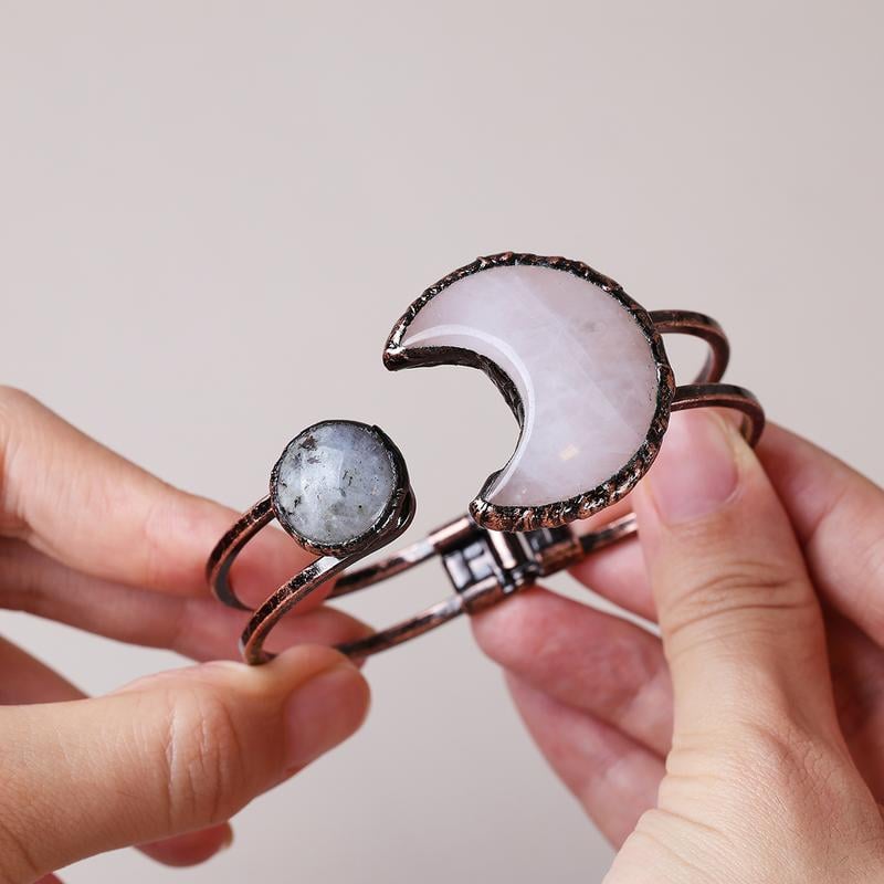 Boho Style Sun and Moon Crystal Jewelry Bracelet with Amethyst Tiger Eye Aurora Crystal Unique Design for Daily Wear Festival Gift for Her Mom Friend Enhance Positivity Balance Energy Ideal for Birthday Christmas energy balance Boho Style Sun and Moon Crystal Jewelry Bracelet with Amethyst Tiger Eye Aurora Crystal Unique Design for Daily Wear Festival Gift for Her Mom Friend Enhance Positivity Balance Energy Ideal for Birthday Christmas energy balance