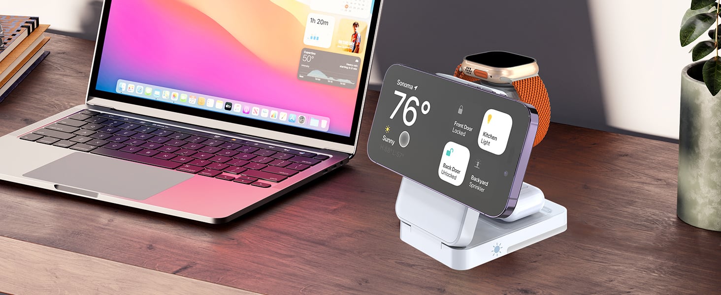3-in-1 Magnetic Wireless Charging Station