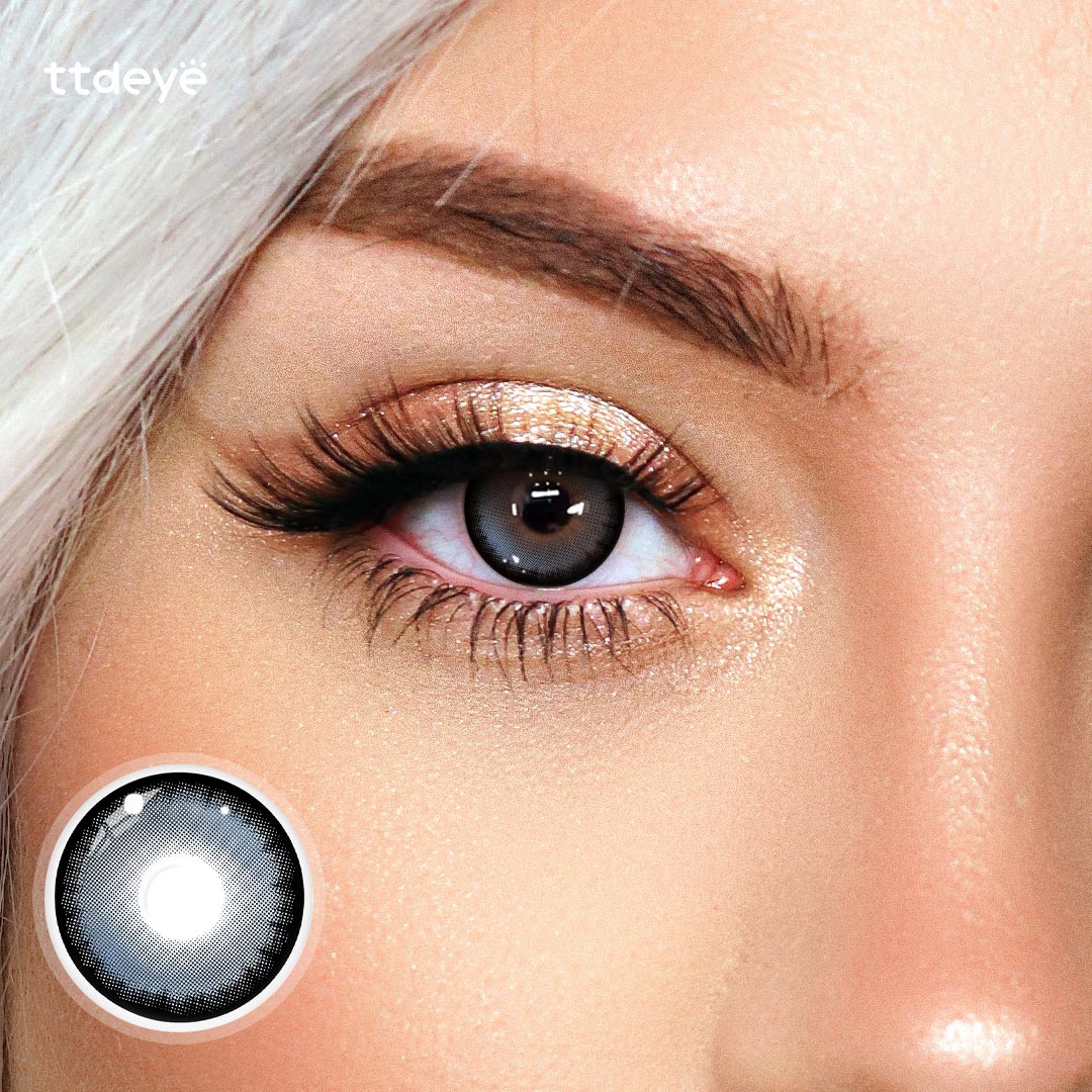 TTDeye Vortex Blue Colored Contact Lenses