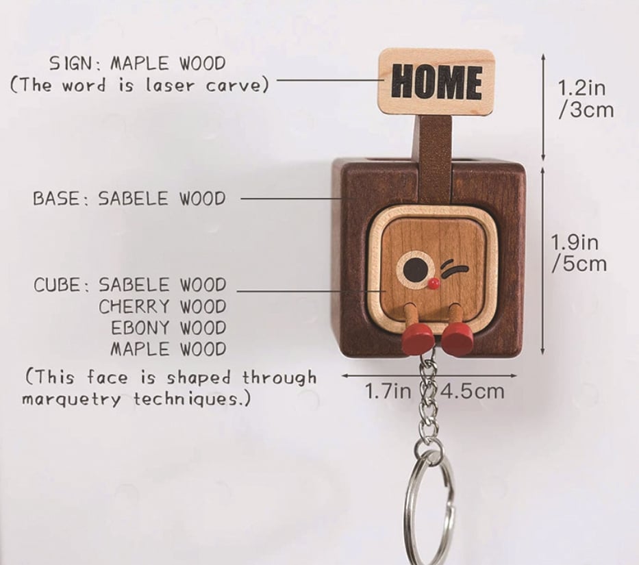 key holder dimensions
