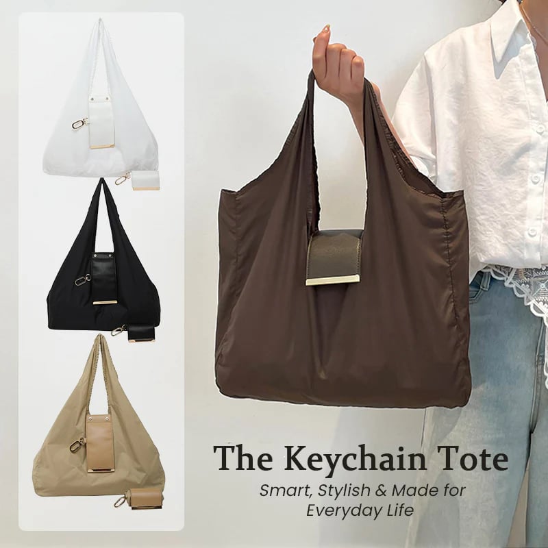 The Keychain Tote foldable bag